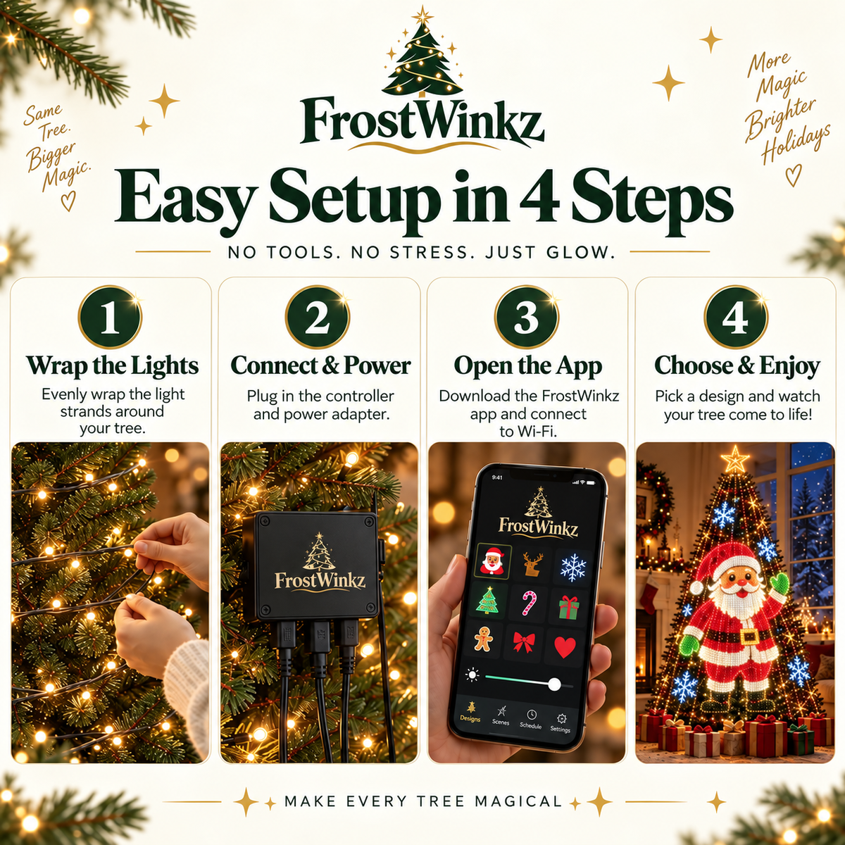 Smart Animated Christmas Tree Lights